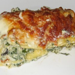 Spinach & Ricotta Lasagna With Pine Nuts