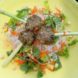 Asian Style Meatball Salad