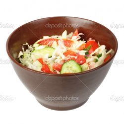 Fresh Cabbage and Tomato Salad