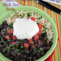 Slow Black Beans and Rice