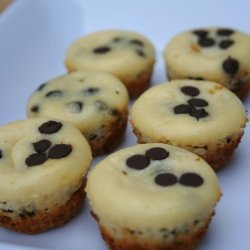 Mini Chocolate Chip Cheesecake Bites