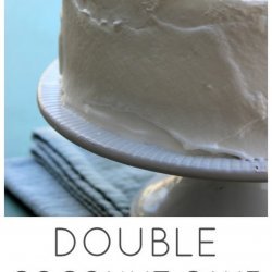 Double Coconut Cake