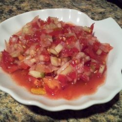 Salad-E Shirazi(Iranian Tomato Salad)