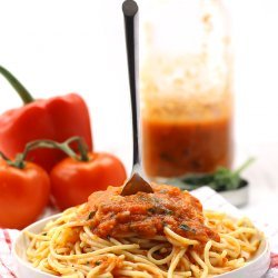 Roasted Red Pepper and Tomato Sauce