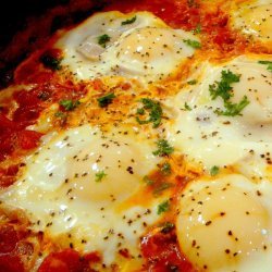 Poached Eggs in Spicy Tomato Sauce (Shakshouka)
