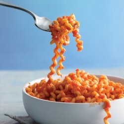 Fusilli Bucati Lunghi With Roasted Red Pepper Sauce