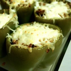 Stuffed Bell Peppers With Sausage and Rice