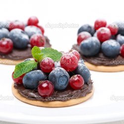 Mini Chocolate Berry Cakes
