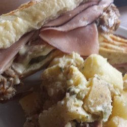 Roast Pork With Cheese and Cured Ham