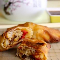 Cauliflower Egg Rolls With Sweet and Sour Sauce