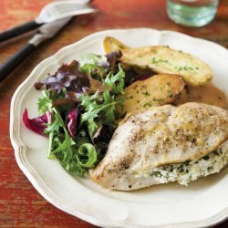 Provolone and Olive Stuffed Chicken Breasts