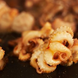 Chili Garlic Baby Octopus