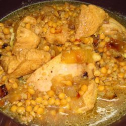 Country Style Chicken Curry With Dhal