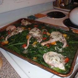 Spinach & Fish Bake