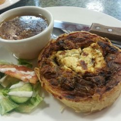 Bacon and Cabbage Quiche