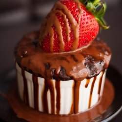 Eggless Chocolate Cake (Single Serve and Microwaved)