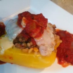 Stuffed Peppers With Couscous or Harvest Grain Blend