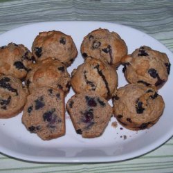 Low Fat - Whole Wheat Blueberry Muffins