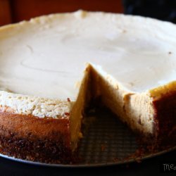 Spiced Pumpkin Cheesecake With a Gingersnap Crust