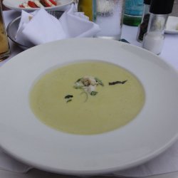 Asparagus Soup With Crab Meat