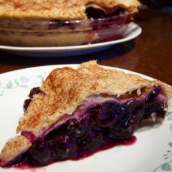 Deep Dish Blueberry Pie!