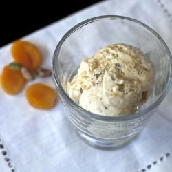 Apricot-Pistachio Ice Cream