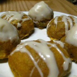 Pumpkin Walnut Cookies With Caramel Cream Cheese Frosting
