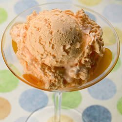 Georgia Peach Homemade Ice Cream