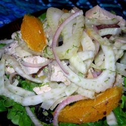 Chicken Salad With  Fennel,  Orange and Olives (Ww Core)