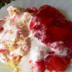 Strawberry Jell-O Dessert