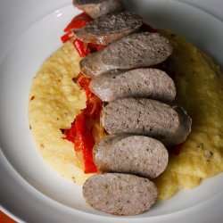 Sausage & Peppers With Polenta