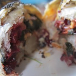 Goat Cheese and Cranberry Parcels