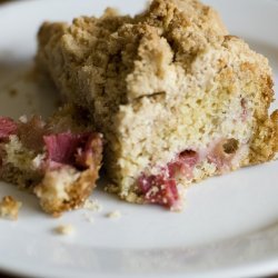 Rhubarb Crumb Coffee Cake