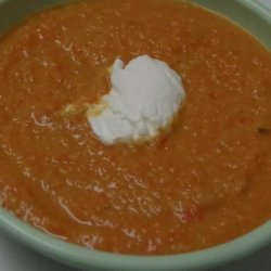 Creamy Carrot, White Bean, and Pear Soup