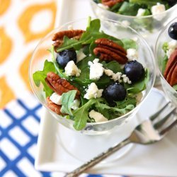 Arugula With Blueberries and Feta
