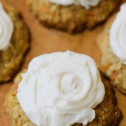 Carrot Cookies With Orange Frosting