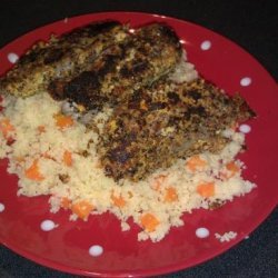 Crunchy Mustard and Mint Lamb With Couscous