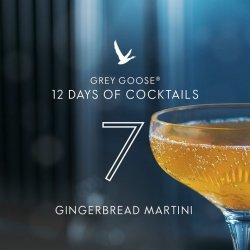 Gingerbread Martini Cocktail