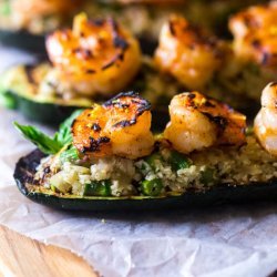 Stuffed and Grilled Shrimp