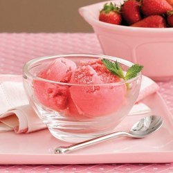 Strawberry-Buttermilk Sherbet