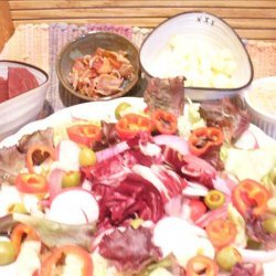 The Ravishing Reds Salad With Red Hots Dressing