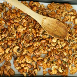 Roasted Honey and Spice Nuts