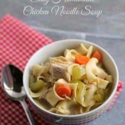 Easy  homemade  Chicken Noodle Soup