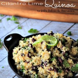 Quinoa With Black Beans and Cilantro