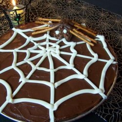 Spider Web Brownie