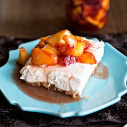 Peaches & Cream Cheesecake