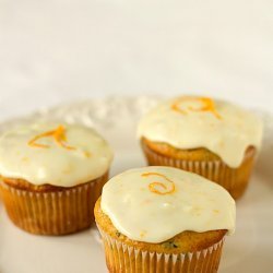 Orange Zucchini Cupcakes
