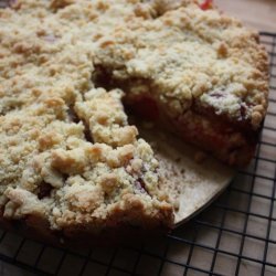 Plum and Almond Crumble Cake