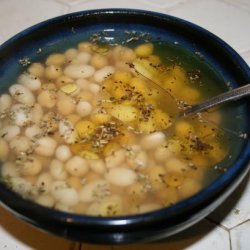 Chickpea, Cannellini Bean, and Wheatberry Soup