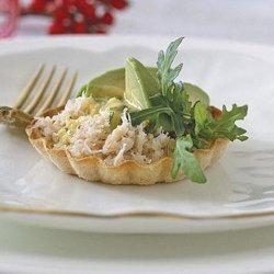 Crab, Avocado & Herby Hollandaise Tarts